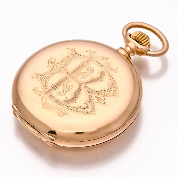 German heavy 18K gold A1 lever with Guillaume balance Circa 1902 German heavy 18K gold A1 lever with Guillaume balance Circa 1902