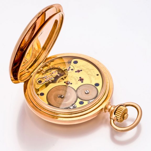 German heavy 18K gold A1 lever with Guillaume balance Circa 1902 German heavy 18K gold A1 lever with Guillaume balance Circa 1902