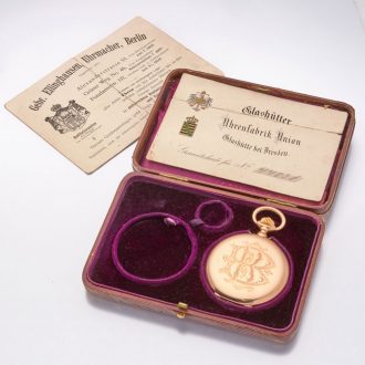 German heavy 18K gold A1 lever with Guillaume balance Circa 1902German heavy 18K gold A1 lever with Guillaume balance Circa 1902