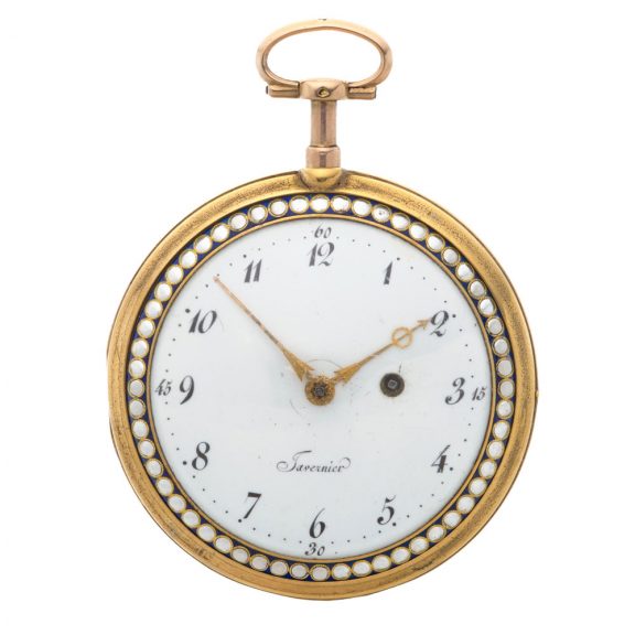 French 18 carat gold watch with beautiful painting Circa 1795 French 18 carat gold watch with beautiful painting Circa 1795