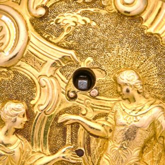 English 22K gold very early five minute repeater watch Circa 1710