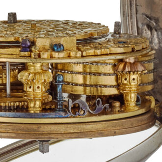A Dutch verge watch by Hubert with champleve dial Circa 1720