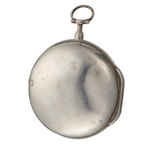A Dutch verge watch by Hubert with champleve dial Circa 1720 A Dutch verge watch by Hubert with champleve dial Circa 1720