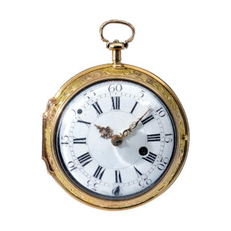 Austrian important repoussé verge pocket watch Circa 1750 Austrian important repoussé verge pocket watch Circa 1750