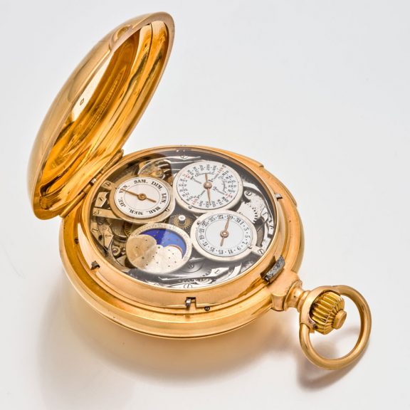 Extremely rare Swiss gold highly complicated watch Circa 1890 Extremely rare Swiss gold highly complicated watch Circa 1890