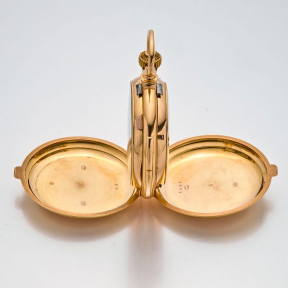 Extremely rare Swiss gold highly complicated watch Circa 1890 Extremely rare Swiss gold highly complicated watch Circa 1890