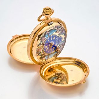 Extremely rare Swiss gold highly complicated watch Circa 1890