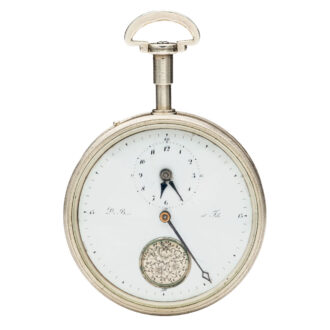 Unique extraordinary silver Swiss complicated watch Circa 1850