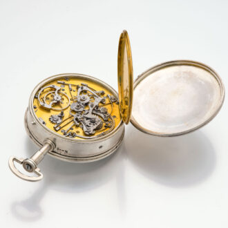 Unique extraordinary silver Swiss complicated watch Circa 1850