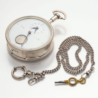 Unique extraordinary silver Swiss complicated watch Circa 1850