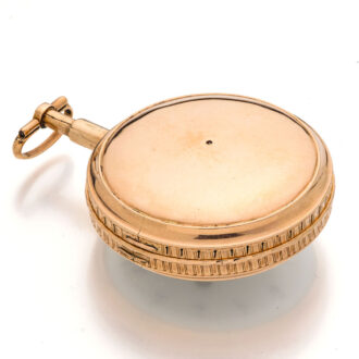 French gold quarter repeating verge pocket watch Circa 1790