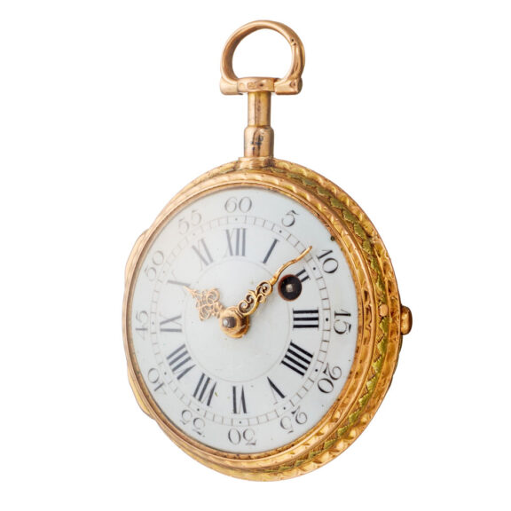 French verge in a multi colour gold consular case Circa 1780 French verge in a multi colour gold consular case Circa 1780