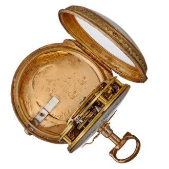 A French verge in a multi colour gold consular case Circa 1780 A French verge in a multi colour gold consular case Circa 1780