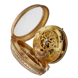 A French verge in a multi colour gold consular case Circa 1780 A French verge in a multi colour gold consular case Circa 1780