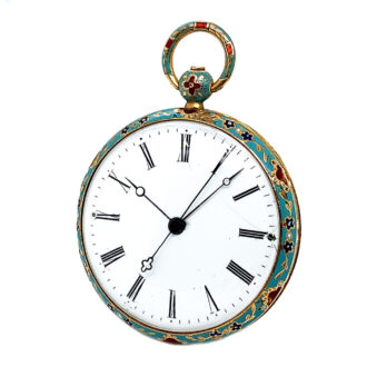 French gold and enamel watch for the Chinese market Circa 1830