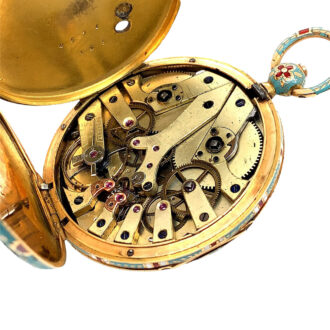 French gold and enamel watch for the Chinese market Circa 1830