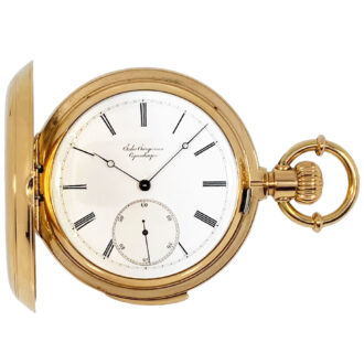 Danish 18K gold minute repeating pocket watch Circa 1894