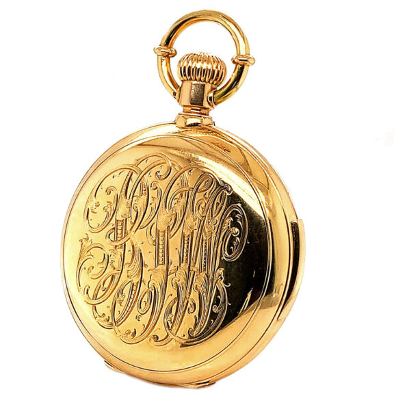 Danish 18K gold minute repeating pocket watch Circa 1894 Danish 18K gold minute repeating pocket watch Circa 1894