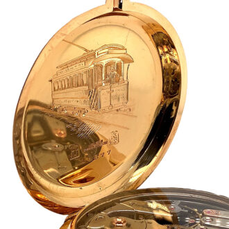 Danish 18K gold minute repeating pocket watch Circa 1894 Danish 18K gold minute repeating pocket watch Circa 1894