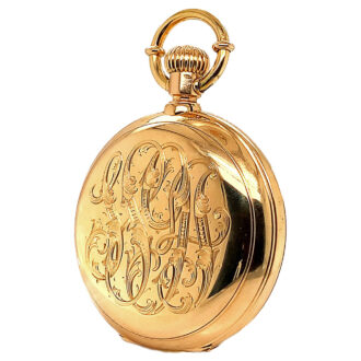 Danish 18K gold minute repeating pocket watch Circa 1894 Danish 18K gold minute repeating pocket watch Circa 1894