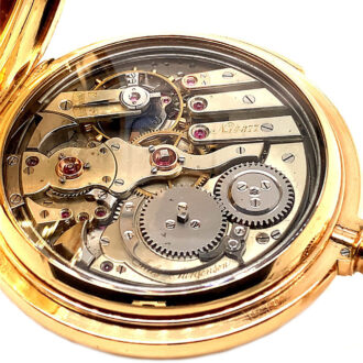 Danish 18K gold minute repeating pocket watch Circa 1894 Danish 18K gold minute repeating pocket watch Circa 1894