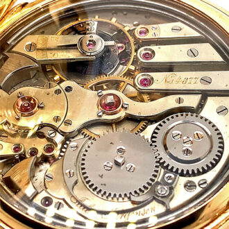 Danish 18K gold minute repeating pocket watch Circa 1894 Danish 18K gold minute repeating pocket watch Circa 1894