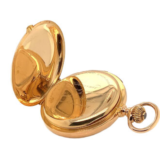 Swiss gold minute repeating carillon pocket watch Circa 1900