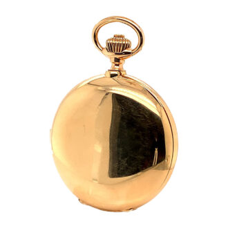 Swiss gold minute repeating carillon pocket watch Circa 1900