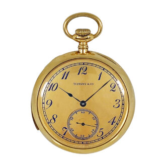 Swiss 18K gold minute repeating lever dress watch Circa 1910