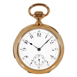 Swiss gold minute repeating precision pocket watch Circa 1900