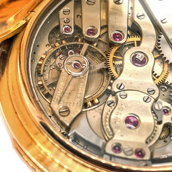 Swiss gold minute repeating precision pocket watch Circa 1900 Swiss gold minute repeating precision pocket watch Circa 1900
