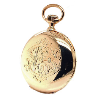 Swiss gold minute repeating precision pocket watch Circa 1900