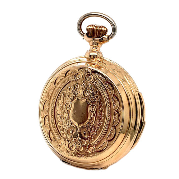 Swiss quarter repeater with concealed erotic scene Circa 1900 Swiss quarter repeater with concealed erotic scene Circa 1900