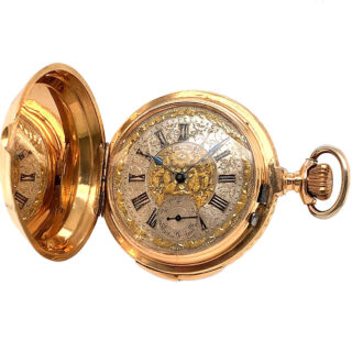 Swiss quarter repeater with concealed erotic scene Circa 1900