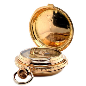 Swiss quarter repeater with concealed erotic scene Circa 1900