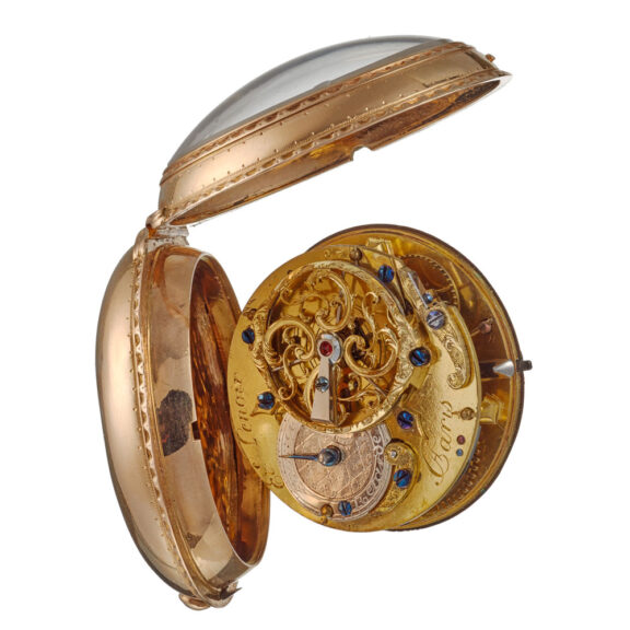 Fine French gold verge watch by Etienne Lenoir Circa 1750 Fine French gold verge watch by Etienne Lenoir Circa 1750