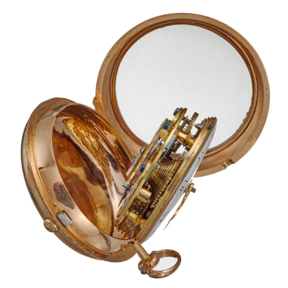 Fine French gold verge watch by Etienne Lenoir Circa 1750 Fine French gold verge watch by Etienne Lenoir Circa 1750