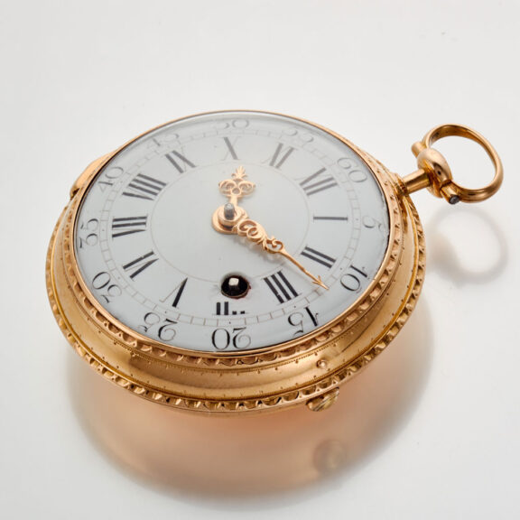 Fine French gold verge watch by Etienne Lenoir Circa 1750 Fine French gold verge watch by Etienne Lenoir Circa 1750