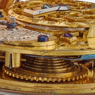 Fine French gold verge watch by Etienne Lenoir Circa 1750