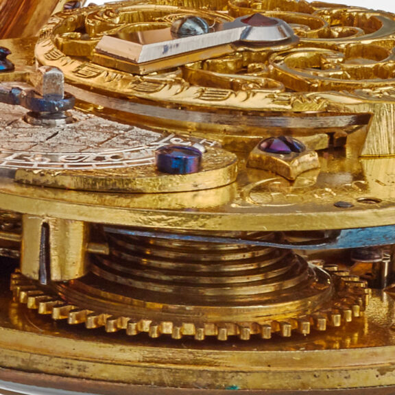 Fine French gold verge watch by Etienne Lenoir Circa 1750 Fine French gold verge watch by Etienne Lenoir Circa 1750