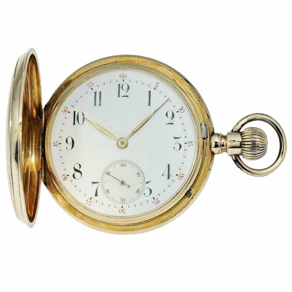 German 14k gold Glashütte pocket watch Circa 1888 German 14k gold Glashütte pocket watch Circa 1888