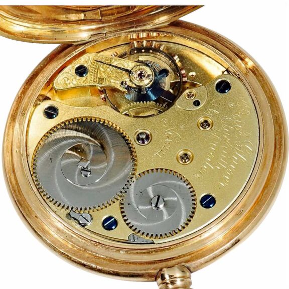 German 14k gold Glashütte pocket watch Circa 1888 German 14k gold Glashütte pocket watch Circa 1888