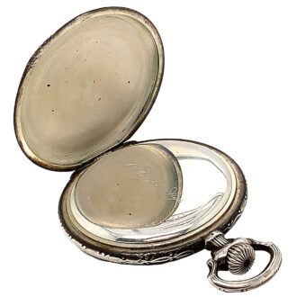 Rare Swiss silver shooting contest pocket watch Circa 1921