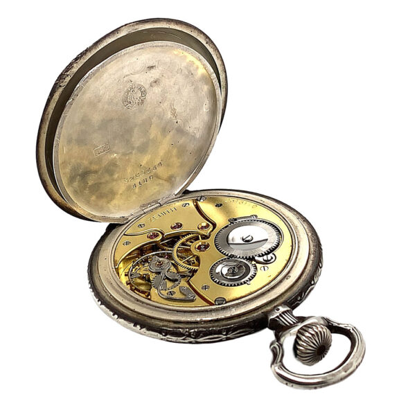 Rare Swiss silver shooting contest pocket watch Circa 1921 Rare Swiss silver shooting contest pocket watch Circa 1921