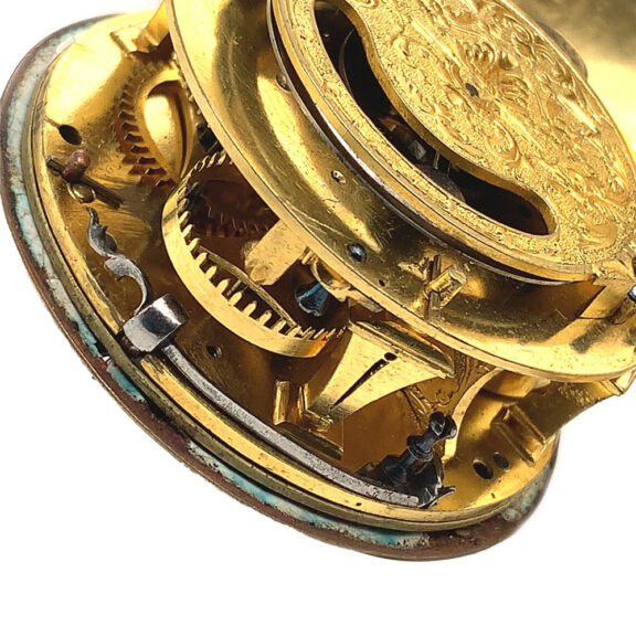 French decorative single-hand verge pocket watch Circa 1700 French decorative single-hand verge pocket watch Circa 1700