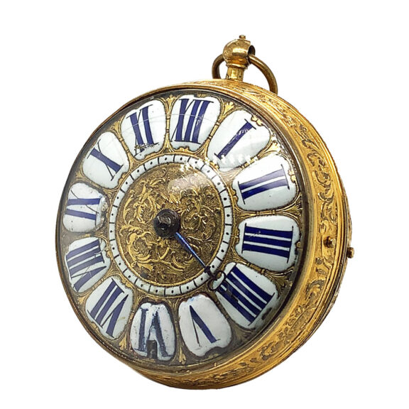 French decorative single-hand verge pocket watch Circa 1700 French decorative single-hand verge pocket watch Circa 1700