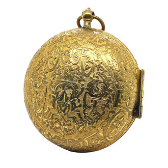 French decorative single-hand verge pocket watch Circa 1700 French decorative single-hand verge pocket watch Circa 1700