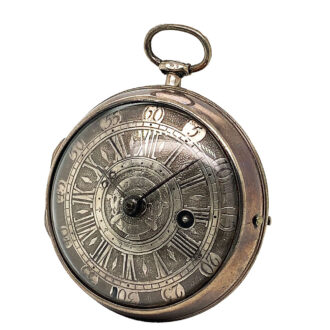 French silver verge oignon pocket watch Circa 1710