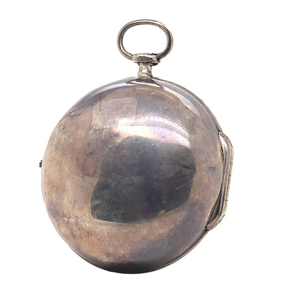 806-354-105-(4) French silver verge oignon pocket watch Circa 1710