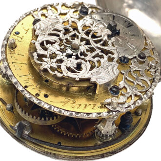 French silver verge oignon pocket watch Circa 1710